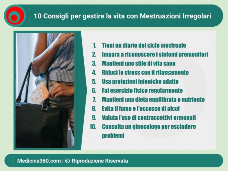 Guida completa sulle mestruazioni irregolari: Cause, Sintomi, Diagnosi e Trattamenti