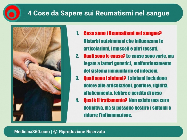 Guida completa ai Reumatismi nel Sangue: Sintomi, Cause e Trattamenti